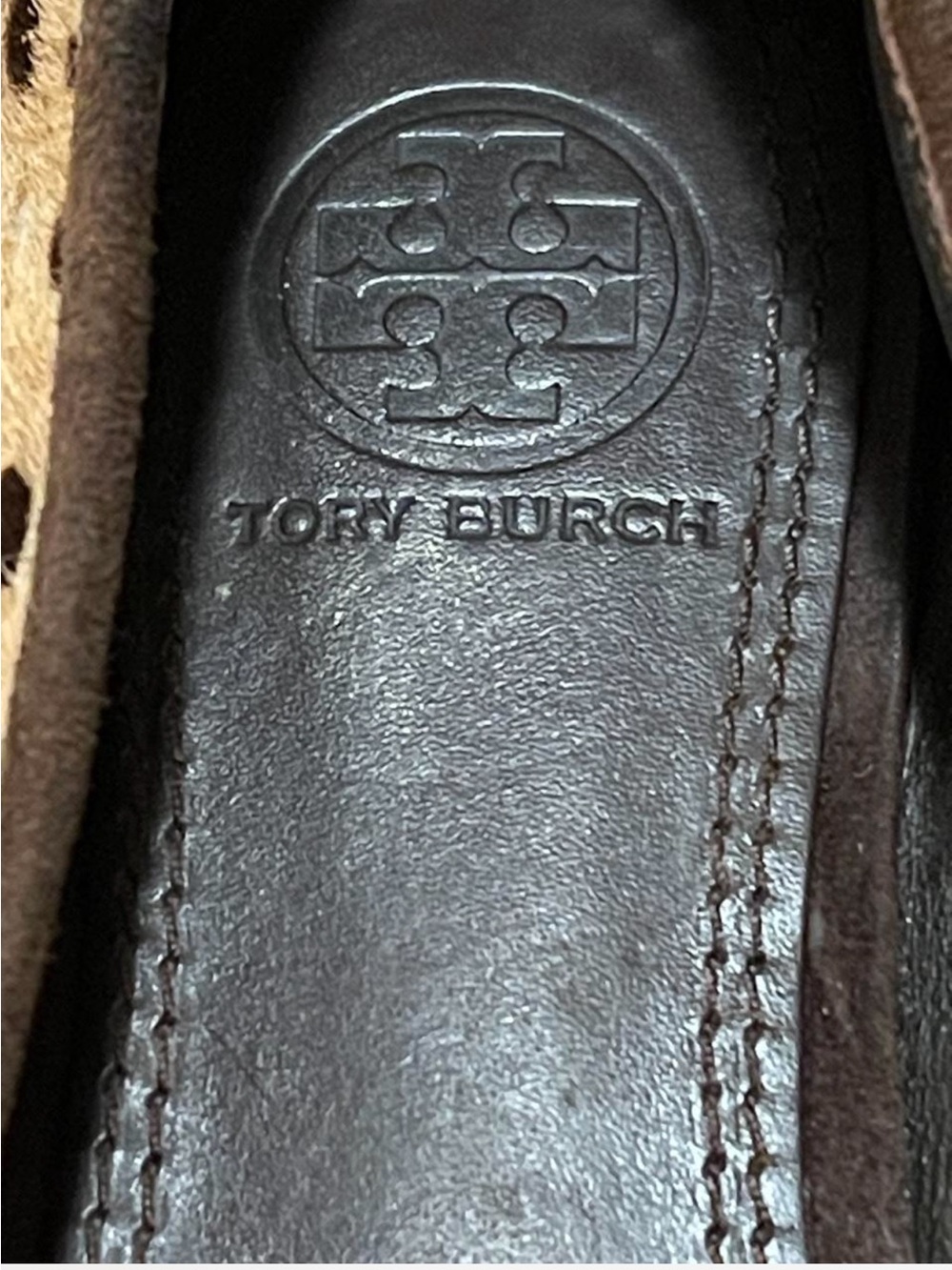 Authentic Tory Burch Asher Studded Smoking Slippers / Loafers Size 6.5 - Picture 7 of 8